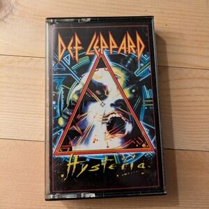 Def Leppard Hysteria Cassette Tape Pre-owned